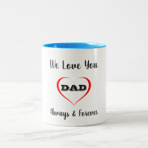 Wir Liebe Sie Vater Tasse