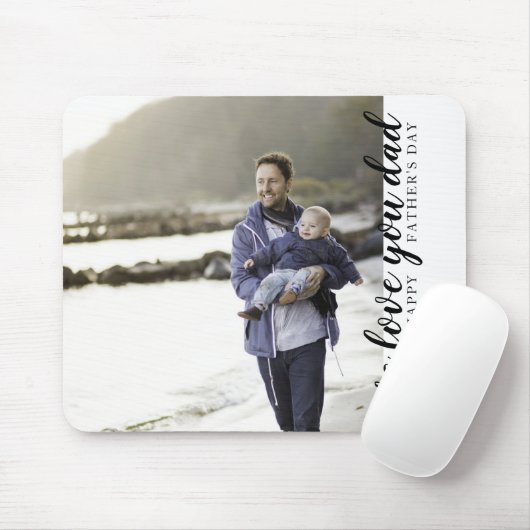 Wir Liebe Sie Vatigewohnheits-Foto Mousepad (Mit Mouse)