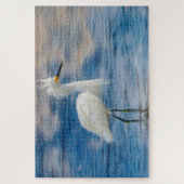 Wir Liebe Snowy Egrets in Florida Puzzle (Vertikal)
