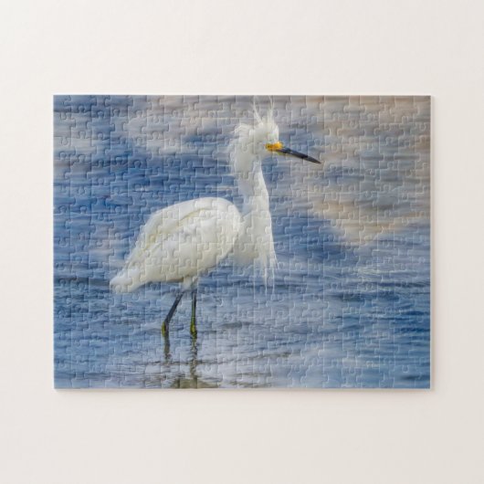 Wir Liebe Snowy Egrets in Florida Puzzle (Horizontal)