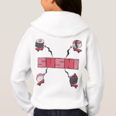 Wir Liebe Sushi - Sushi Liebe - ASL ILY Obsession Hoodie (Rückseite)