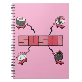 Wir Liebe Sushi - Sushi Liebe - ASL ILY Obsession Notizblock
