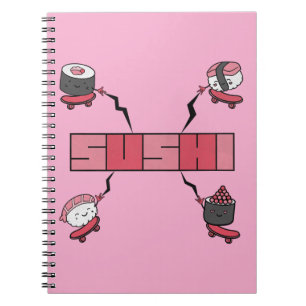 Wir Liebe Sushi - Sushi Liebe - ASL ILY Obsession Notizblock