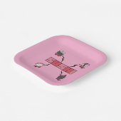 Wir Liebe Sushi - Sushi Liebe - ASL ILY Obsession Pappteller (Gewinkelt)