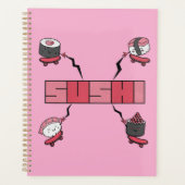 Wir Liebe Sushi - Sushi Liebe - ASL ILY Obsession Planer (Vorderseite)