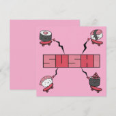 Wir Liebe Sushi - Sushi Liebe - ASL ILY Obsession Save The Date (Vorne/Hinten)