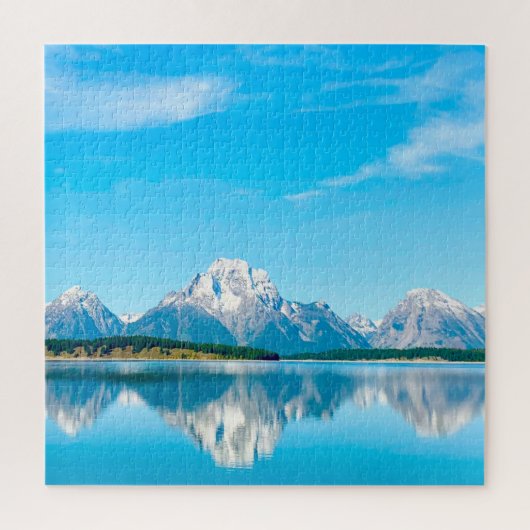 Wir Liebe The Grand Teton's Wyoming. Puzzle (Vertikal)