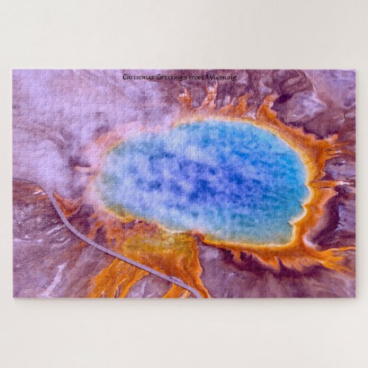 Wir Liebe Thermal Springs Wyoming. Jigsaw Puzzle (Horizontal)