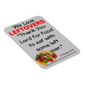 Wir Liebe übrig gebliebene Bio-Anführungsmagneten Magnet (Rechte Seite)