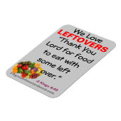 Wir Liebe übrig gebliebene Bio-Anführungsmagneten Magnet (Linke Seite)