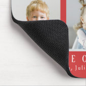 Wir Liebe unser Oma |Grandkids Foto Collage Red Mousepad (Ecke)