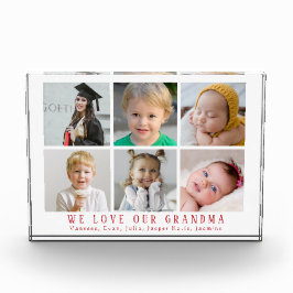 Wir Liebe unser Oma |Großkinder-FotoCollage Fotoblock