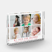 Wir Liebe unser Oma |Großkinder-FotoCollage Fotoblock (Links)
