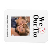 Wir Liebe unser Tipp-Foto-Magnet-Keepake Magnet (Horizontal)