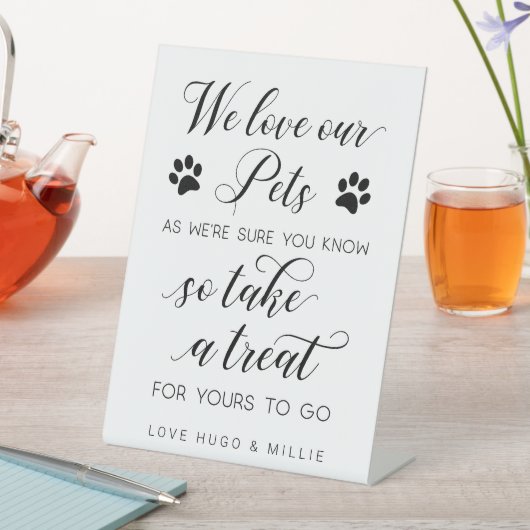 Wir Liebe unsere Haustiere, so nehmen Sie eine Lec Sockelschild (In Situ)