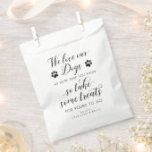 "Wir Liebe unsere Hunde, also nehmen einige Lecker Geschenktütchen (Ausgeschnitten)