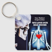Wir Liebe unsere Krassen Techs mit X-Ray Schlüsselanhänger (Vorderseite)