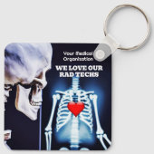 Wir Liebe unsere Krassen Techs mit X-Ray Schlüsselanhänger (Rückseite)