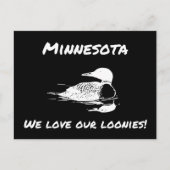 Wir Liebe Unsere Loonies Funny MN Postcard Postkarte (Vorderseite)