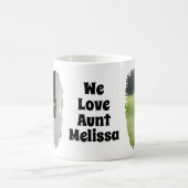Wir Liebe unsere Tante vollständig anpassbar zwei Kaffeetasse (Mittel)