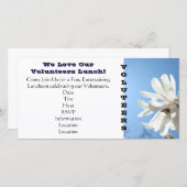 Wir Liebe unsere VOLUNTEERS Lunch Einladungen Dank (Vorne/Hinten)