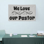 Wir Liebe unseren Pastor Banner (Messeveranstaltung)