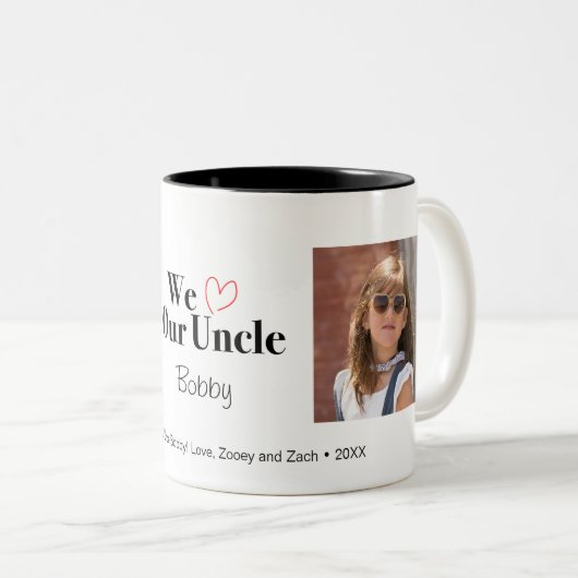 Wir Liebe unserer kundenspezifischen Tasse gemäß A (VorderseiteRechts)