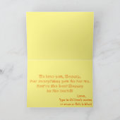 Wir Liebe unserer MOMY (2 Kinder) Kartenvorlage Karte (Innenseite)