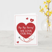 Wir Liebe unseres Arztassistenten Karte (Gelbe Blume)