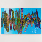 Wir Liebe Unterschriftenposten in Florida Jigsaw P Puzzle (Horizontal)