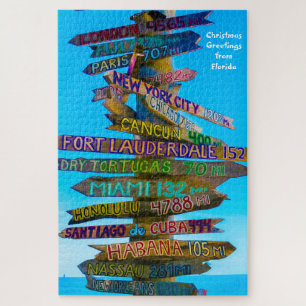 Wir Liebe Unterschriftenposten in Florida Jigsaw P Puzzle