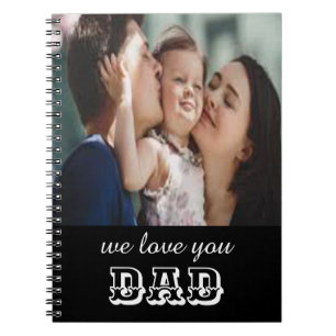 Wir Liebe Vater SpiralNotebook Notizblock