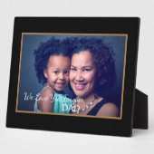 Wir Liebe Vater Vater Foto Tochter personalisieren Fotoplatte (Seite)