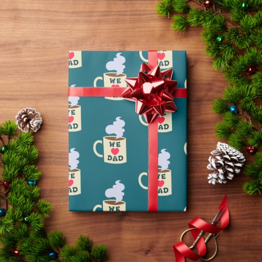 Wir Liebe Vater Wrapping Paper Geschenkpapier (Feiertagsgeschenk)