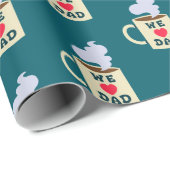 Wir Liebe Vater Wrapping Paper Geschenkpapier (Rolleneckpunkt)