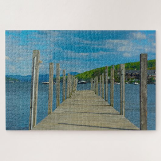 Wir Liebe Vinnipausake Lake New Hampshire Puzzle (Horizontal)