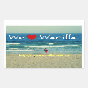 Wir Liebe Warilla Aufkleber