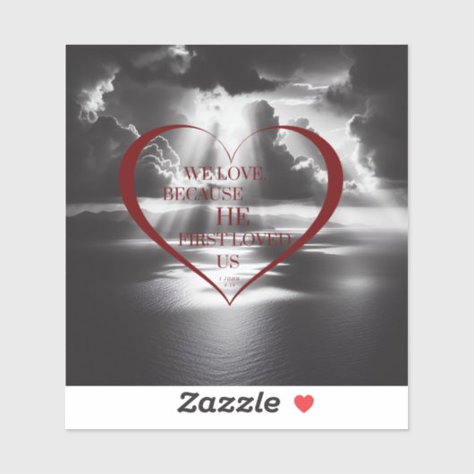 Wir Liebe wegen Aufklebers Aufkleber (Blatt)