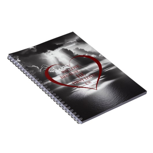 Wir Liebe wegen Notebook Notizblock (Rechte Seite)