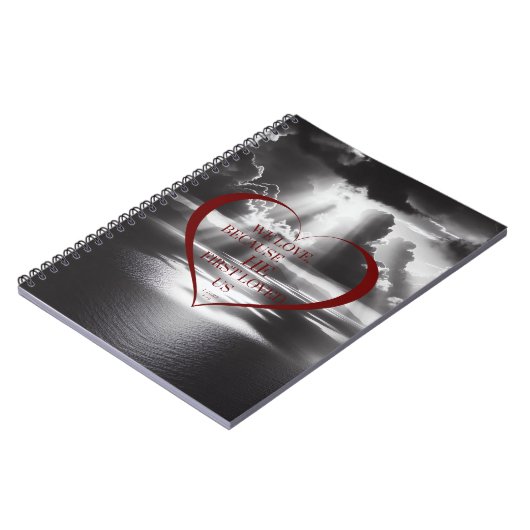 Wir Liebe wegen Notebook Notizblock (Linke Seite)