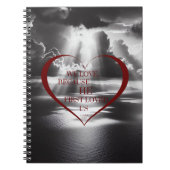 Wir Liebe wegen Notebook Notizblock (Vorderseite)