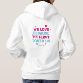 Wir Liebe, weil er uns zum ersten Mal den T - Shir Hoodie