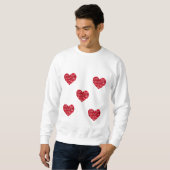 Wir Liebe, weil er zuerst hört Sweatshirt (Vorne ganz)