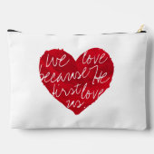 Wir Liebe, weil er zuerst weiß Zubehörtasche (Rückseite)