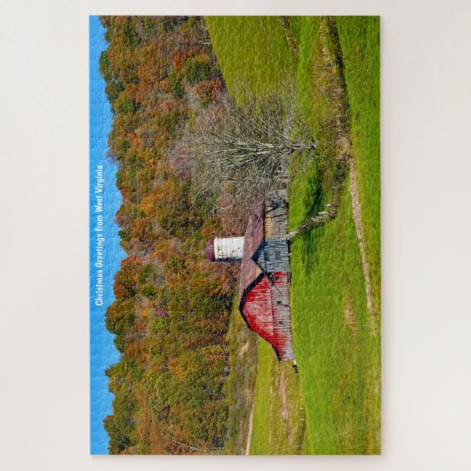 Wir Liebe West Virginia. Jigsaw Puzzle (Vertikal)