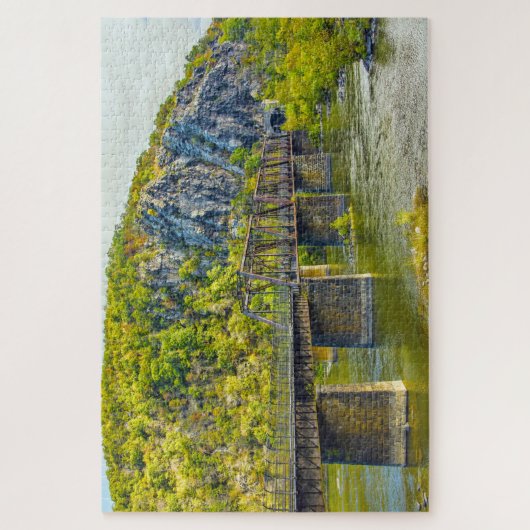 Wir Liebe West Virginia. Puzzle (Vertikal)