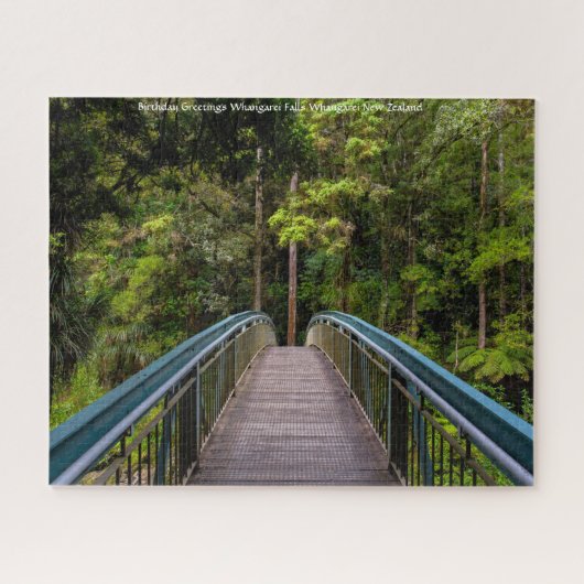 Wir Liebe Whangarei Falls Whangarei Neuseeland Puzzle (Horizontal)
