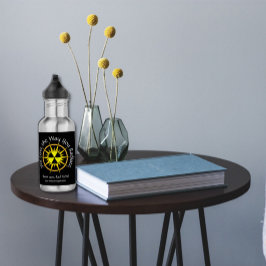 Wir Liebe, wie man strahlt Edelstahlflasche