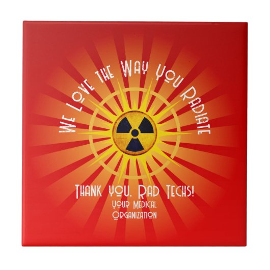 Wir Liebe, wie man strahlt Fliese (Vorderseite)