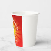 Wir Liebe, wie man strahlt Pappbecher (Links)